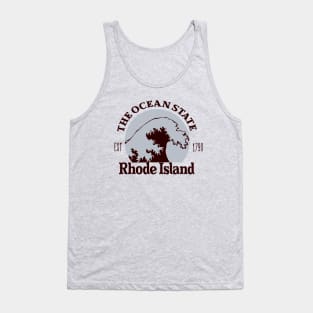 Rhode Island, The Ocean State Tank Top